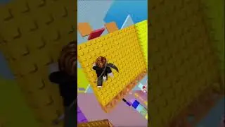 Bacon plays collapsing tower #roblox #obby