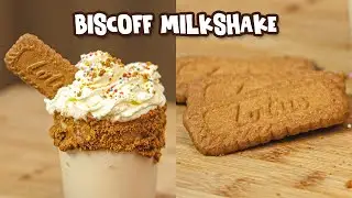 Tinggal Campur Campur Aja ! Resep Milkshake Biscuit Biscoff [ Minuman Keluarga ]