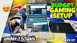 MY BUDGET GAMING/STREAMING SETUP WORTH 1.5 LAKH | SKYY YT 