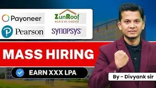 Top 4 Internship Opportunities For Freshers 2025 | Synopsys, Payoneer, Pearson, Zunroof Hiring Now