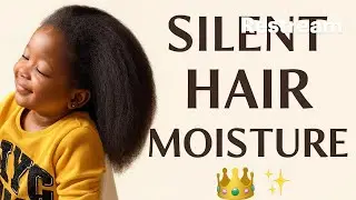 Silent Live Hair Moisturizing Routine 👑✨ | Deep Moisture PrincessHairCare