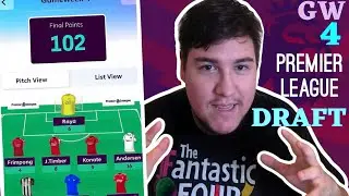 I GOT 100 POINTS!!! NUR LEAGUE GW 4 FANTASY PREMIER LEAGUE DRAFT UPDATE