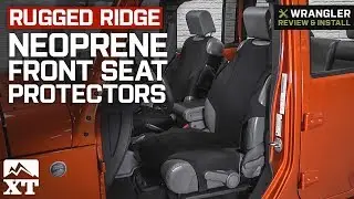Jeep Wrangler Rugged Ridge Neoprene Front Seat Protectors (2007-2018 JK & JL) Review & Install