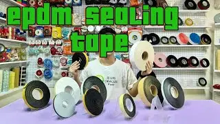 EPDM sill seal 3 tape on roll,foam tape 116 thick,EPDM rubber strip self adhesive