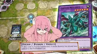Beatrice banned? we have a  ̶c̶o̶p̶i̶u̶m̶ better replacement card! Yugioh Master Duel