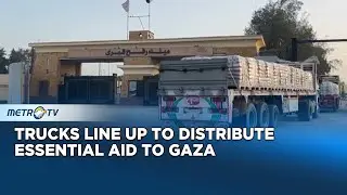 Aid Trucks Enter Gaza After Rafah Crossing Opens