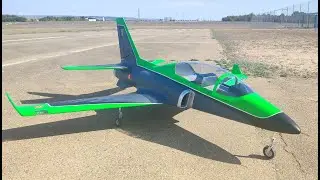 Black Horse Viper Jet 2M Take off. Wren 100 jet engine 