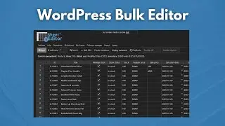 Bulk Edit WordPress Posts, Pages, and Custom Post Types in a Spreadsheet with WP Sheet Editor