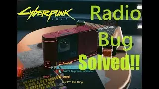 Cyberpunk 2077 - radio in apartment not working properly solution | radio bug solved!!!