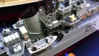 HMCS Haida Tribal Class Destroyer 1960 model boat