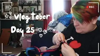 Vlogtober Day 25 - Small jobs and sewing kinda day