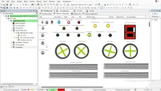 Industrial instruments boom gates visualization on codesys plc tutorial