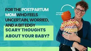 How to Deal with Intrusive Thoughts as a New Mom | Postpartum Anxiety Help