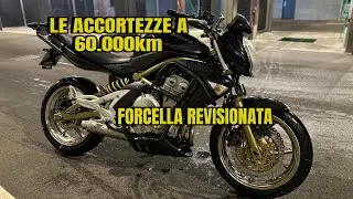 TAGLIANDO AD UNA MOTO CON 60 000KM. ECCOLA FINITA