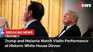 HISTORIC NIGHT: Trump and Melania Watch Stunning Violin Performance at White House Dinner | AC14