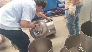 Efficient Flaring Uniform Shaping Edge expanding machine!