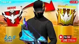 FREE FIRE LIVE |K.O.S Live|Rank Push|#FreeFire #Gameplay #Rankpush