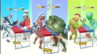 Muscle Rush game all characters //Muscle rush game arm wrestling  // Muscle rush gameplay