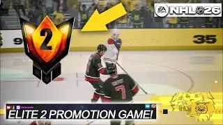НАПРЯЖЕННАЯ ИГРА ПРОДВИЖЕНИЯ ELITE 2! РЕЙТИНГОВАЯ ИГРА NHL 26 HUT