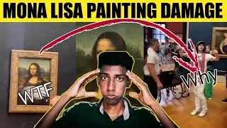 Mona Lisa smeared in cake 🍰 why? | Nithiganesh