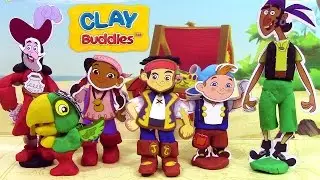 Pâte à modeler Clay Buddies Jake et les Pirates du Pays Imaginaire Neverland Pirates