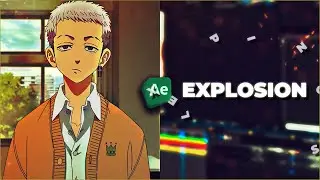 Cool Explosion Text Animation For Edits | After Effects Tutorial