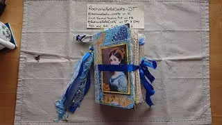 Truly Blue Journal Making Series - A Design Team Project - Part 5; Final Flip Through of Journal