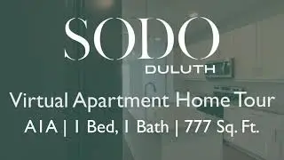 SODO Duluth | A1A | 1 Bedroom, 1 Bathroom | 777 Sq. Ft.
