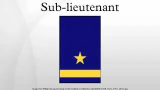 Sub-lieutenant