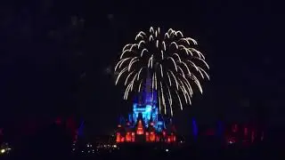 Magic Kingdom fireworks January 2018