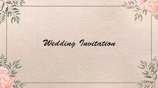 Animated Whatsapp Wedding Invitation Video | Free Wedding invitation video 96 | Free & Blank