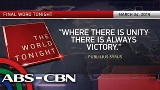 Final Word - March 24, 2019 | ANC