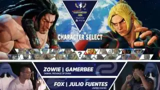 SFV: ZOWIE Gamerbee vs FOX Julio Fuentes - Capcom Cup Day 1 Top 32 - CPT2016