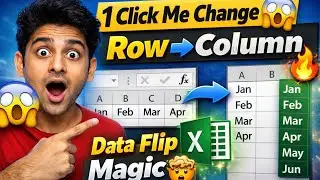 Excel Tips Tutorial Beginner to Advanced &ndash; Excel | How to use transpose excel | Transpose Formula