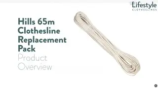 Hills 65m Clothesline Replacement Pack Overview - Lifestyle Clothesline