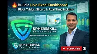 🔥 Build a Live Excel Dashboard | Pivot Tables, Slicers & Real-Time Insights
