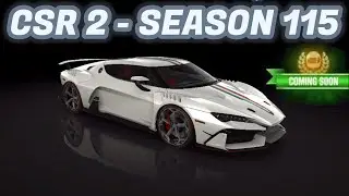 CSR2 | Season 115 | Next Prestige & Crew Prize Cars Info