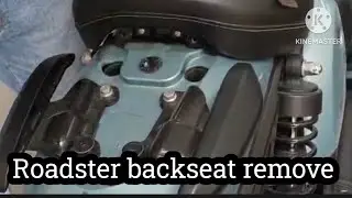 Chaganti bike 🚳 How to remove yezdi roadster backseat #yezdibike🎆 backseat removal review 