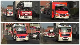 (Höhenrettung/Reserve DLK) Einsatzfahrten feuerwehr und rettungsdienst in Braunschweig!