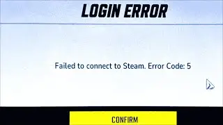 Fortnite Login Error - Failed To Connect To Steam Error Code 5