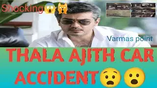 Thala AJITH Shocking🤯 and Stunning car accident in AK 62|Vidamuyarchi|Thala do not take risks😥