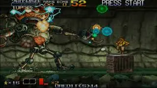 Metal Slug 6 Brain Robot Boss Fight (No Hit)