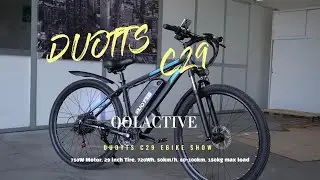 DUOTTS C29 Electric Bike Display - OOLACTIVE