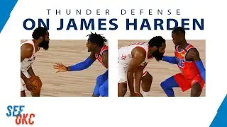 THUNDER DEFENSE: Highlights vs James Harden in Game 3 | 2020 NBA Playoffs - 8.22.20