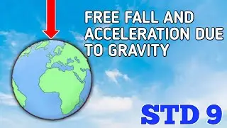 Free Fall and Acceleration due to gravity / Gravitation Class 9 Physics / Objects under free fall
