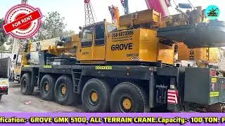 GROVE GMK5100 100 TON CRANE FOR RENT !!! #CraneRentalUAE #HeavyLift