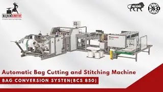 Automatic Bag Cutting and Stitching Machine | Bag Conversion System | BCS 850 #makeinindia #wovenbag