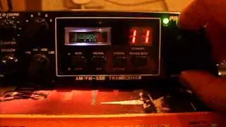 CB -27MHZ  radio President Jackson 1 through the frequences