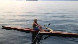 Rowing Shell on Lake Champlain