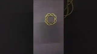 Matel Wire🖇  Folding🎗Puzzle🧮 Toy🧸 #experiment #funny #trending #shortsfeed #shorts #mandala #youtube